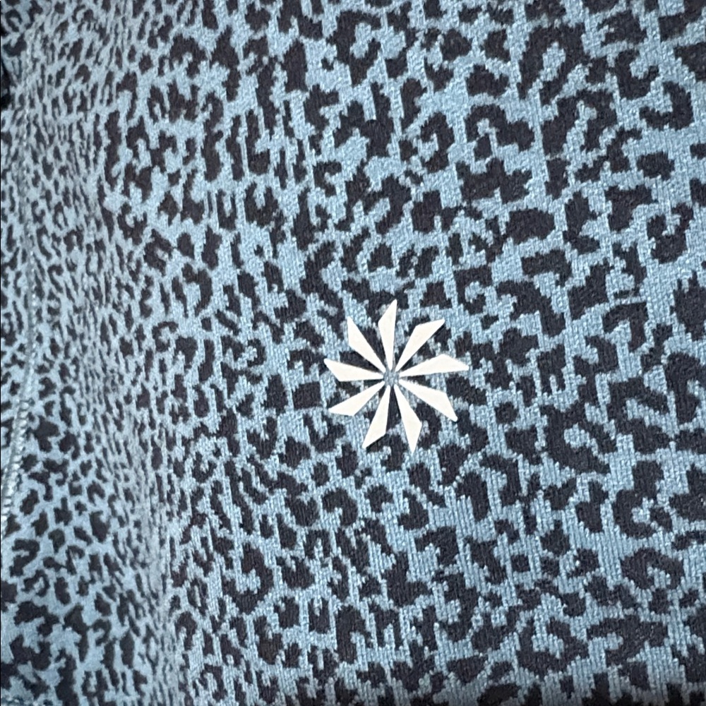 Athleta‎ women's XS salutation stash ii textured tight leopard leggings - Picture 4 of 5